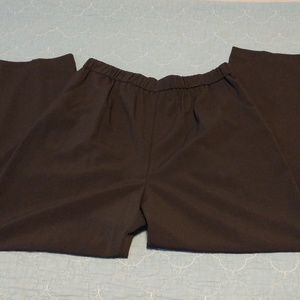 Straight-Fit Elastic Waist Dress Pants Size 16 NEW